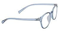 Unisex Medium Full Rim Round Spectacle Frame. Blue Frame