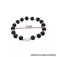 Silver Tied Karungali Bracelet