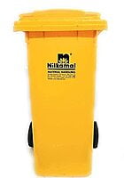 Nilkamal Plastic Manual-Lift Wheel Garbage Dustbin