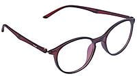 Soigné Unisex Oval Medium Spectacle Frame.Matte Brown
