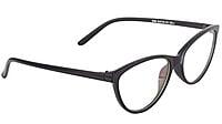 Female Large Cat Eye Spectacle Frame. Glossy Black Frame Female Large Cat Eye Spectacle Frame. Glossy Black Frame