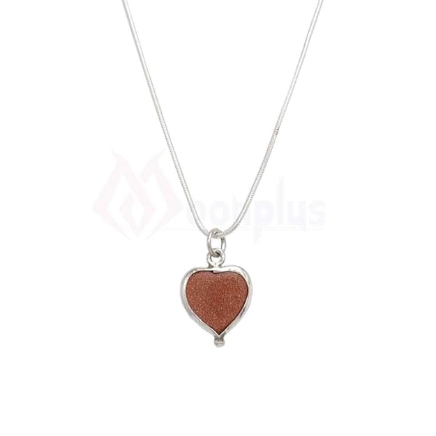 Silver Chain with Rajavarthi Stone Pendant