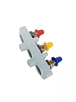 63 Amp 3 Pole Grey Standard Connection Plate with Cap | TP-63