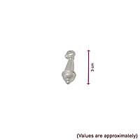 Silver Thambi thozhan Set (Hip Chain Pendants) for baby