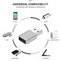 USB to Type-C OTG Charger Connector – Compatible with iPhone, MacBook, iPad, Galaxy Note, Google Pixel USB to Type-C OTG Charger Connector – Compatible with iPhone, MacBook, iPad, Galaxy Note, Google Pixel