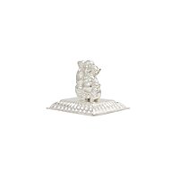 God Ornament Silver Vinayagar Idol