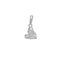 Silver Saibaba Pendent