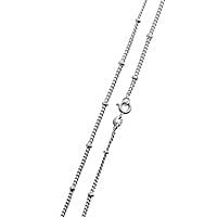 Glossy finish Sterling Silver Chain