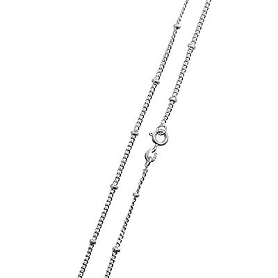 Glossy finish Sterling Silver Chain