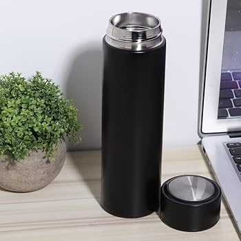 Steel Water Bottle 500 ml- Black
