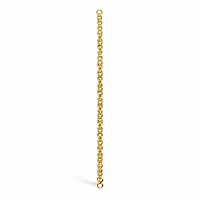 Impon Gold Plated Link Chain Bracelet for Men & Women | Classic Round Link Design Gold Finish Hand Chain | Daily Wear Jewelry