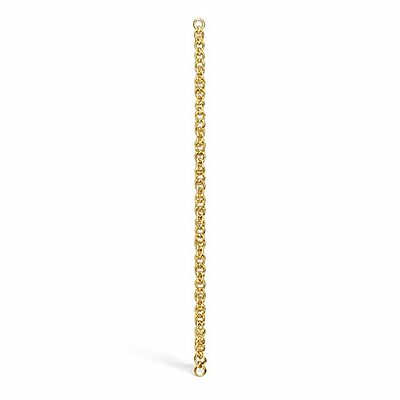 Impon Gold Plated Link Chain Bracelet for Men & Women | Classic Round Link Design Gold Finish Hand Chain | Daily Wear Jewelry