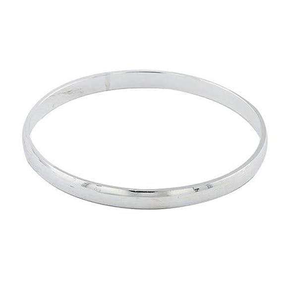 Customized Silver Kada with name 925 Sterling Silver Kada For Both Men And Women