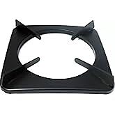 Black Powder Coated Rust Proof Pan Stand | Ordinary gas stove | Pack of 1