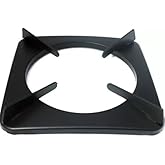Black Powder Coated Rust Proof Pan Stand | Ordinary gas stove | Pack of 1