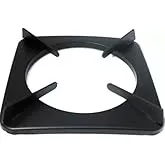 Black Powder Coated Rust Proof Pan Stand | Ordinary gas stove | Pack of 1