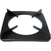 Black Powder Coated Rust Proof Pan Stand | Ordinary gas stove | Pack of 1