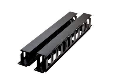 ABS 1U PVC CABLE MANAGER 80mm (ABS) ABS 1U PVC CABLE MANAGER 80mm (ABS)