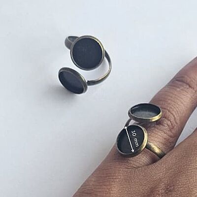 Double Bezel Finger Ring Double Bezel Finger Ring