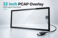 PCAP Touch Overlay 32 inch with Anti-Glare Cover Glass (USB)