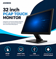 PCAP Touch Monitor 32 inch with HDMI/VGA & USB Touch PCAP Touch Monitor 32 inch with HDMI/VGA & USB Touch