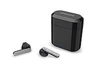Philips Audio TWS TAT3225 True Wireless Earbuds | 24 Hr Playtime, IPX4, Bluetooth 5.2, Voice Assistant - Black Philips Audio TWS TAT3225 True Wireless Earbuds | 24 Hr Playtime, IPX4, Bluetooth 5.2, Voice Assistant - Black