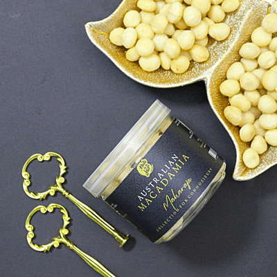 Nuts in a Jar Maharaja Australian Macadamia Nuts 250 Grams Nuts in a Jar Maharaja Australian Macadamia Nuts 250 Grams