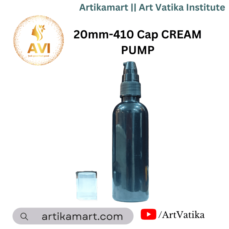 20mm-410 Cap CREAM PUMP BLACK