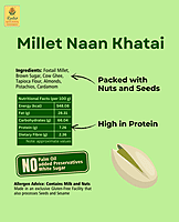 Millet Naan-Khatai - 200 g | with Cow Ghee | Gluten Free