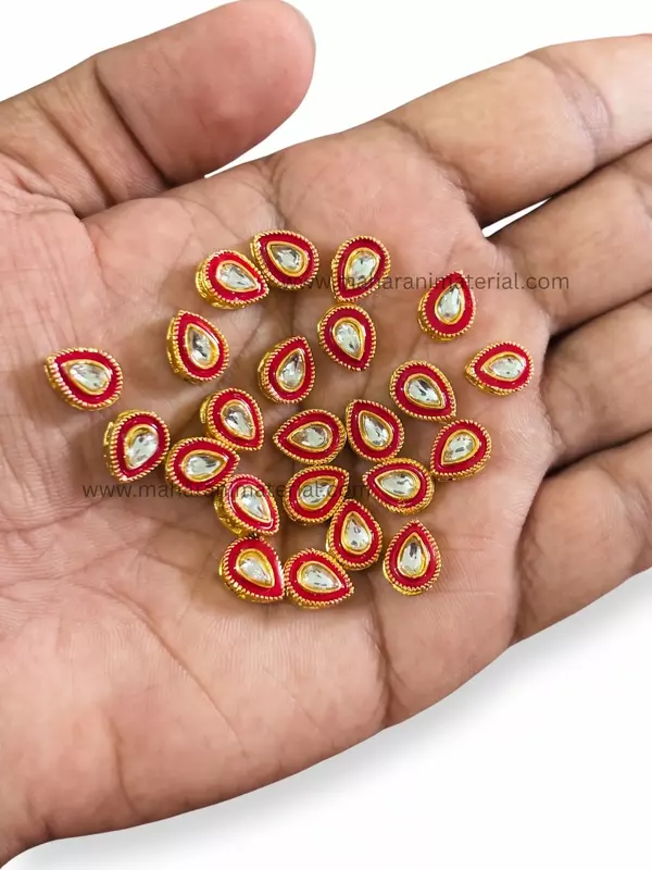 Meena Kundan Drop M 