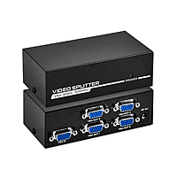 I-TEK 2-Port VGA Video Splitter – Dual Monitor Output 15-Pin VGA Connector