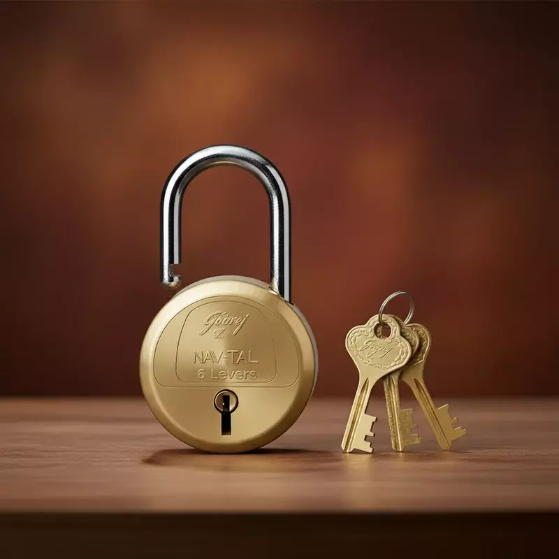3279 Godrej Navtal 6 Lever 3 Key (MRP 540 /-)