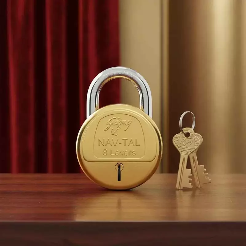 3281 Godrej Navtal 8 Lever Padlock (MRP 1620 /-)