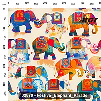 32870 Festive Elephant Parade