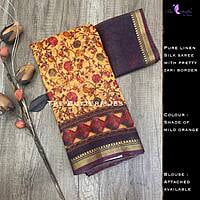 PURE LINEN SILK SAREE YBRSLIN21127