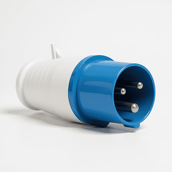 32A Industrial Plug Straight - 3 Pin
