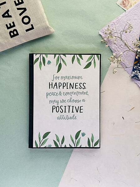 Blank Journal - Positive Attitude