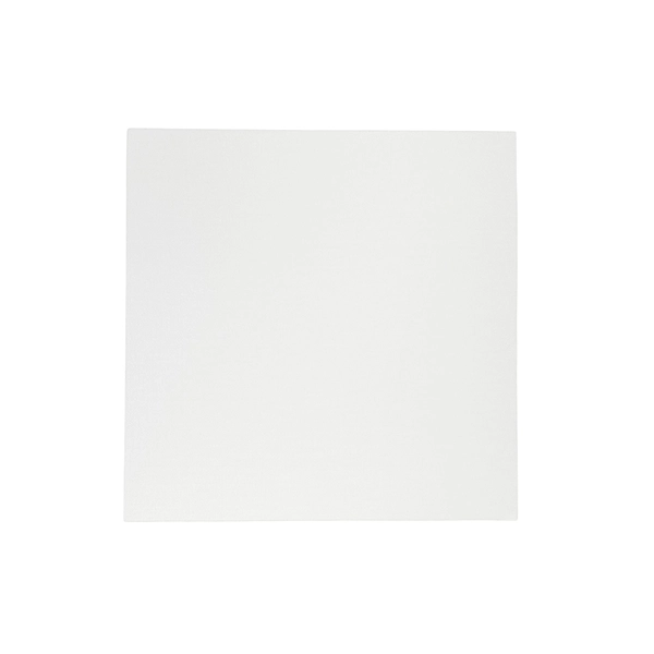 20x20cm Blank White Flat Stretched Board Art Canvas By Janrax
