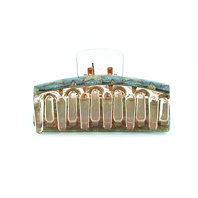 Geometric Glossy Glitter Clips