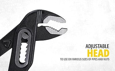 STANLEY 71-669 10'' Steel Slim Water Joint Curve Pump Plier with Anti-Corrosion Properties for Plumbing Use, YELLOW & BLACK STANLEY 71-669 10'' Steel Slim Water Joint Curve Pump Plier with Anti-Corrosion Properties for Plumbing Use, YELLOW & BLACK