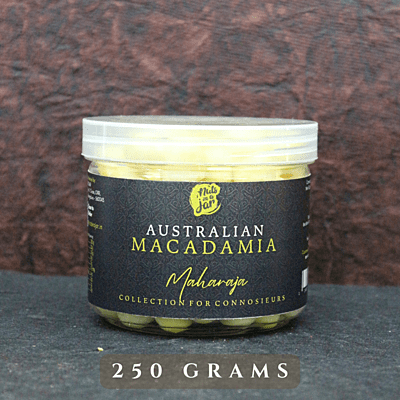 Nuts in a Jar Maharaja Australian Macadamia Nuts 250 Grams Nuts in a Jar Maharaja Australian Macadamia Nuts 250 Grams