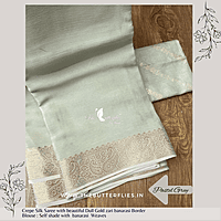 CREPE SILK SAREE DCMSCRE23858