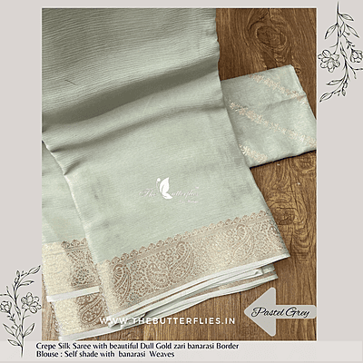 CREPE SILK SAREE DCMSCRE23858