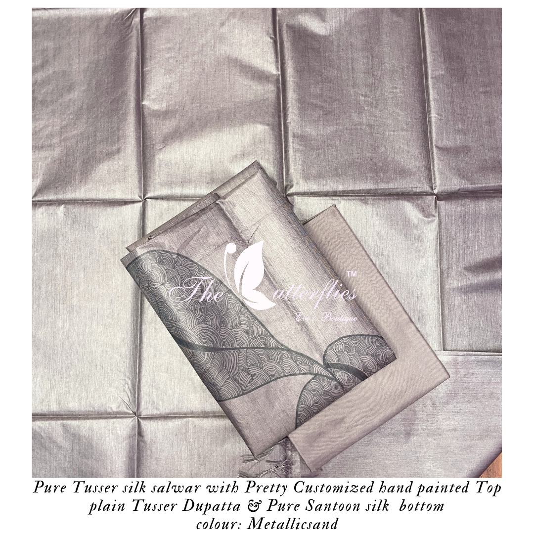 PURE TUSSER SILK SALWAR ANCCTRS24220