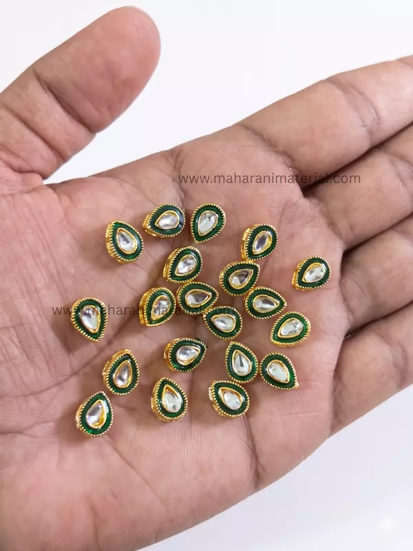 Meena Kundan Drop M 