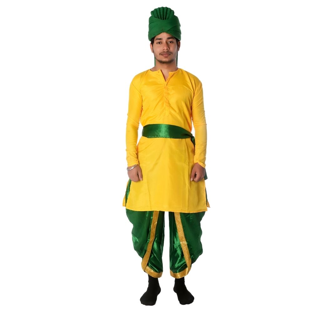 Haryanvi Boys Fancy Dress Costume With Pagri Haryanvi Boys Fancy Dress Costume With Pagri