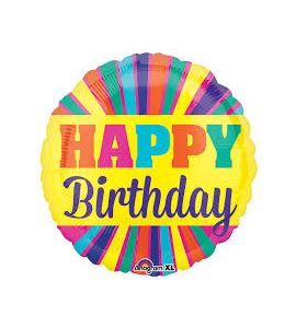 Anagram Happy Birthday Blast Burst Color Blast Balloons-181163