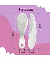 Luvlap Elegant Baby Comb & Brush Set