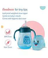 Luvlap - Little Dolphin Straw Cup - Pink