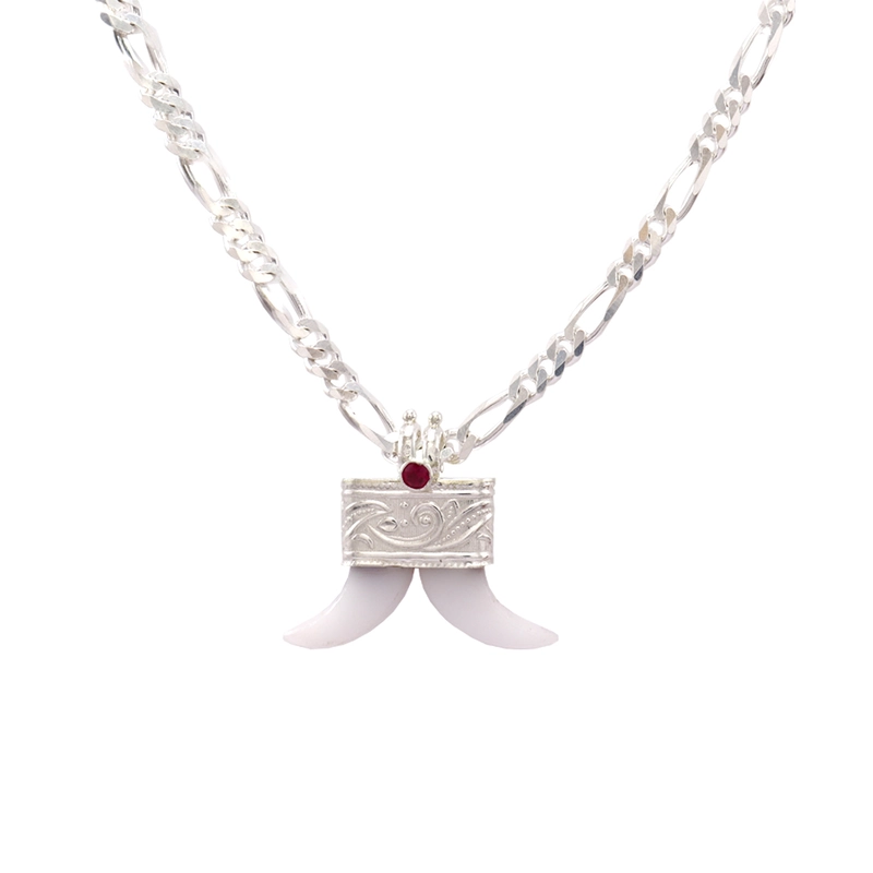 Silver Chain With Puli Nagam Dollar